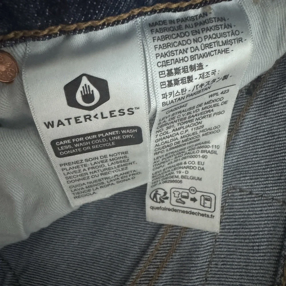 Levi's 511 Mens 28X30 Denim Jeans Slim Stretch Flex Eco Performance Casual